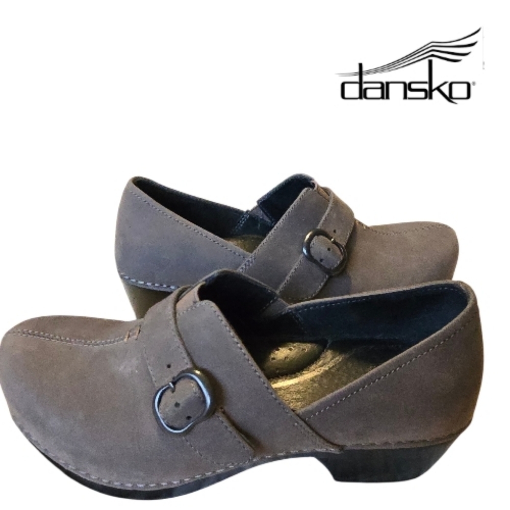 DANSKO Tamara Clogs Charcoal Gray Size 36 (5.5-6) - Picture 3 of 9